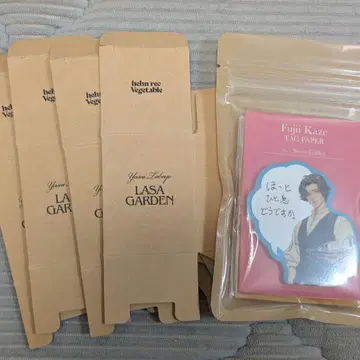 후지이 카제 메모지 & 야채 통조림 (상자만 4개)