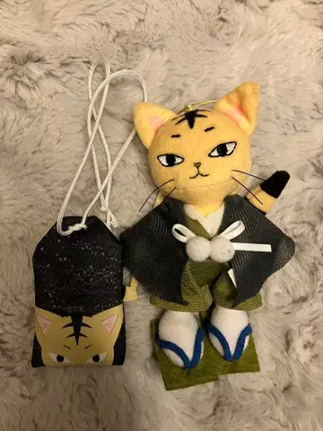 샤먼킹 만킨 마타무네 부적 봉제 인형 키링