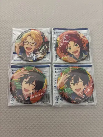 앙스타 TRIP 캔뱃지 마코토 마오 호쿠토