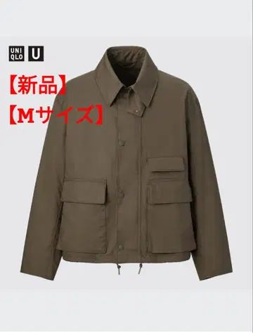 [ 새상품 ] 2022AW 유니클로 U 유틸리티 숏 블루종 M 올리브