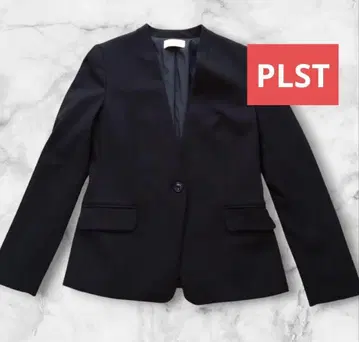 새상품급 PLST 웜 리저브 컬러리스 자켓 (XS/블랙)