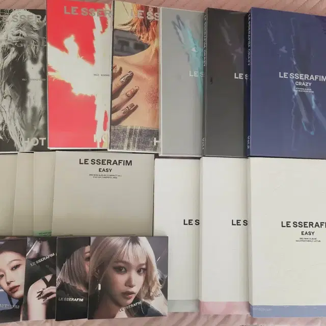 르세라핌 핫 hot compact 크레이지 crazy easy 앨범 포카