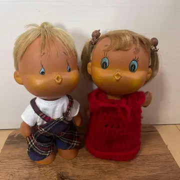 레트로 쇼와 인형 세트