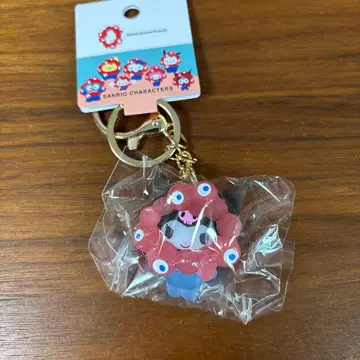 쿠로미 산리오 미야쿠미야쿠 클리어 컬러 마스코트 키링