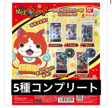 [ 새상품 ] 요괴워치 미니어처 패키지 컬렉션 5종 세트