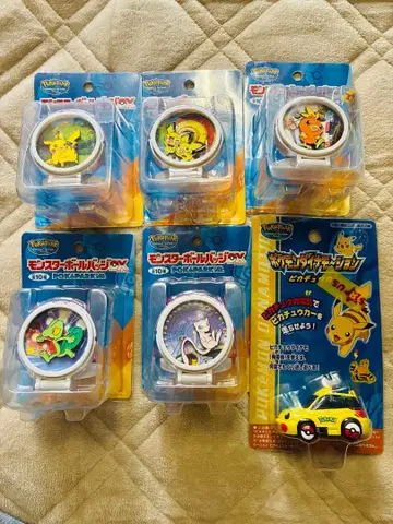 포켓몬 포케파크 몬스터볼 배지 5개 피카츄 다이나모션