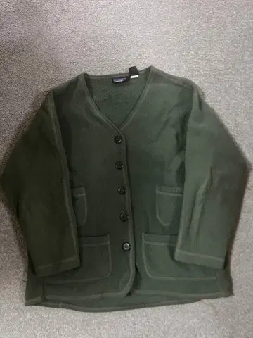 patagonia 다크 그린 가디건 usa 제조