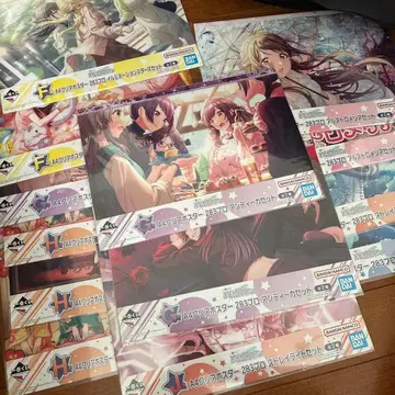 샤니마스 제일복권 A4 클리어 포스터 12종