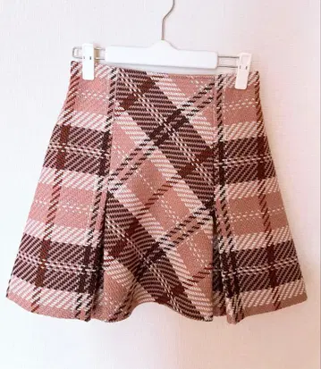snidel 체크 스커트