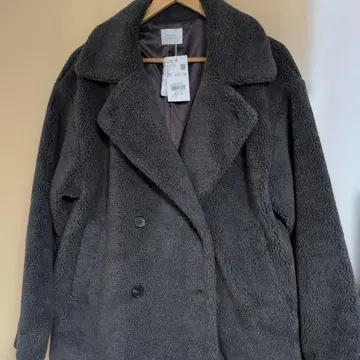 LOWRY FARM 그레이 더블 버튼 자켓 F