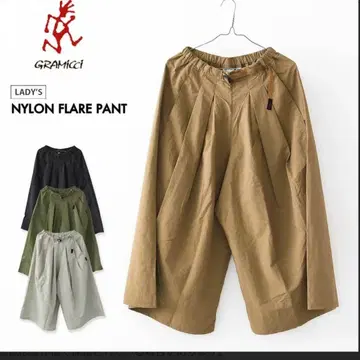 GRAMPACE GLP3-S20 나일론 플레어 팬츠 M 블랙