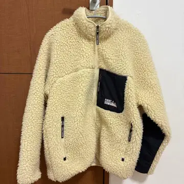 FIRST DOWN 플리스 자켓 S 크림