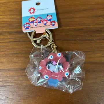 쿠로미 산리오 미야쿠미야쿠 클리어 컬러 마스코트 키링