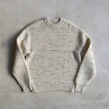 80s90s 폴 리버 멜란지 울 니트 스웨터 USA제 빈티지