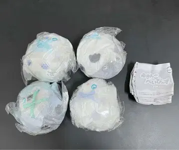 유킨코 베이비즈 가챠가챠 봉제 인형 마스코트 4종 세트