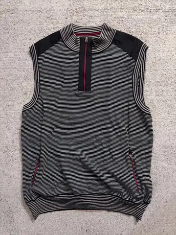 스트라이프 하이넥 베스트 y2k 그런지