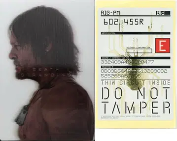 DEATH STRANDING 3D 엽서 & CARGO ID 스티커