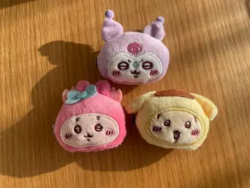 치이카와 산리오 시크릿 헤어 클립 3개 세트