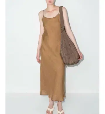 BASERANGE/베이스 레인지 DYDINE 원피스 브라운