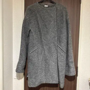 그레이 롱 코트