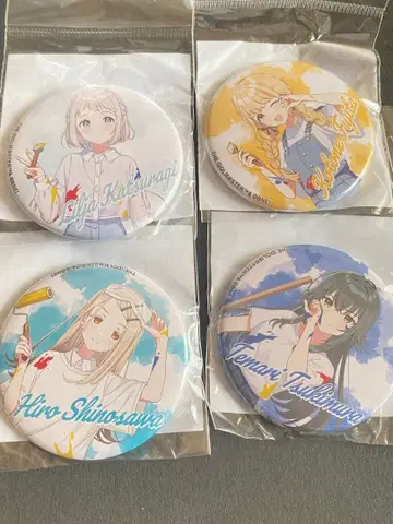 학원 아이돌 마스터 페인터 스타일 캔뱃지 학마스