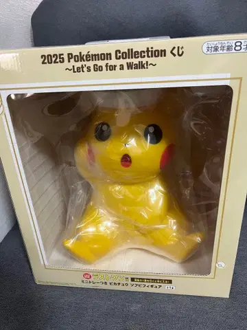 포켓몬 제일복권 라스트 원상 미니 트레이 포함 피카츄 소프트 비닐 피규어