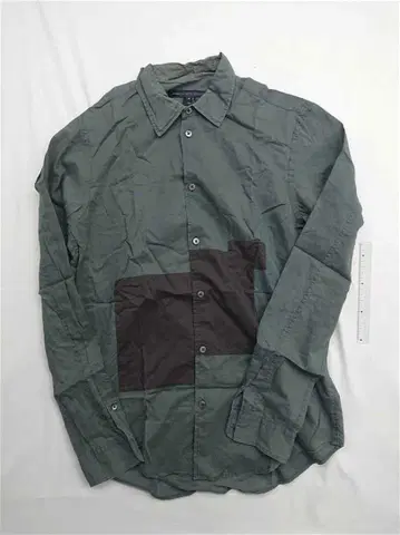 마크제이콥스 그레이 패치워크 긴팔 셔츠 M