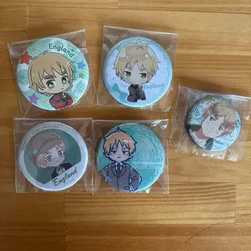 헤타리아 캔뱃지 영국 5세트