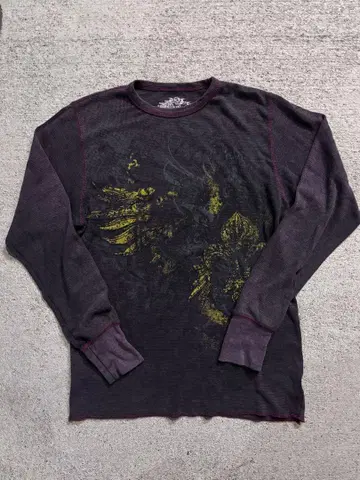 Graphic print long sleeves y2k grunge