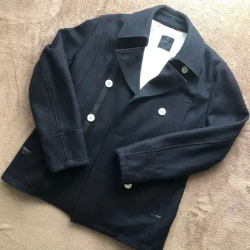 RAGEBLUE 남성용 피코트 다크 네이비 사이즈 L