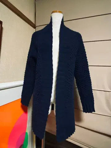 patagonia 네이비 그린 니트 가디건 긴팔 S