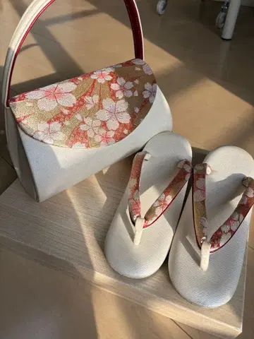 벚꽃 무늬 일본 의류용 백과 조리 세트