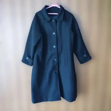 블랙 롱 코트 2L (XL)