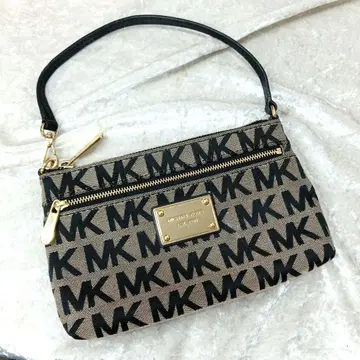 Michael Kors 마이클코어스 미니백 파우치 캔버스 블랙