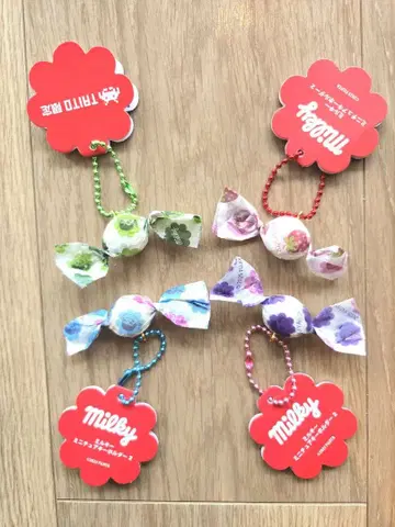 밀키 미니어처 키링 2 컴플리트