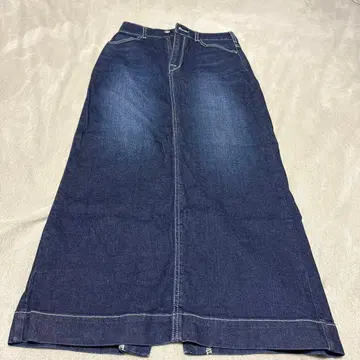 woadblue 데님 롱 스커트 XS