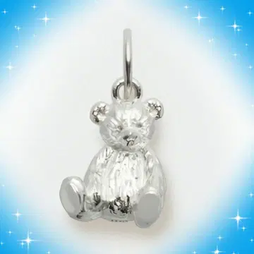 노제스 실버 참 펜던트 탑 테디베어