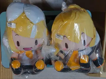 후와푸치 메가 점보 봉제 인형 카가미네 린 카가미네 렌 세트