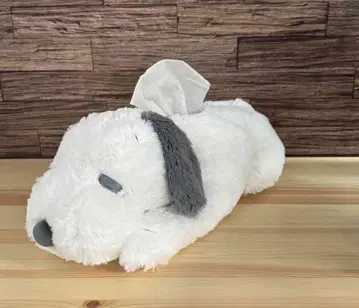 티슈 케이스 봉제 인형 스누피
