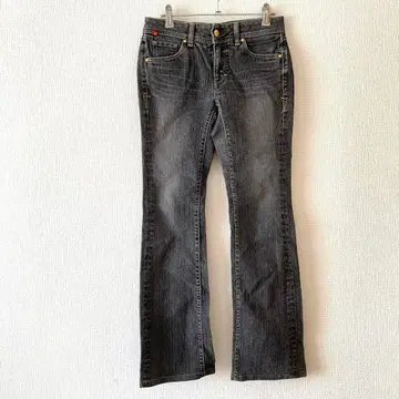 [ 조지 아랍 ] 데님 팬츠 로고 택 포켓 있음 로우라이즈 L 상당