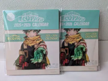 2개 세트 나의 히어로 아카데미아 히로아카 탁상 달력 논노