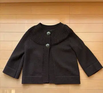 BANANA REPUBLIC 다크 브라운 오부소매 가디건 XS