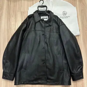 BEAUTY&YOUTH 별주 Schott CAR COAT L OVY