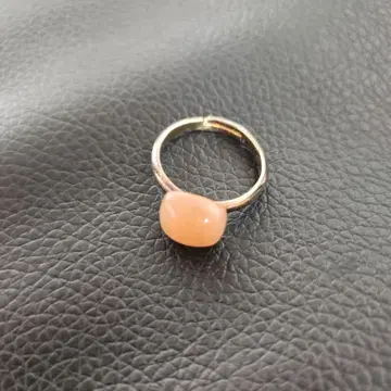 오렌지색 문스톤 반지
