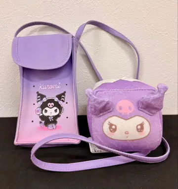 산리오 쿠로미 미니백 봉제 인형 세트