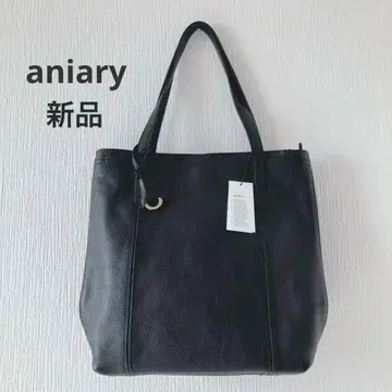 택 포함 새상품 aniary 아니아리 토트백 가죽 블랙 07-02012