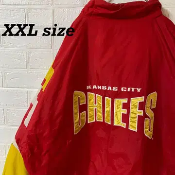NFL 캔자스시티 치프스 90s 나일론 바시티 자켓