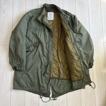 70s 미군 실물 m65 피쉬테일 후드티 모즈 코트 라이너 포함
