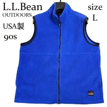 90s 엘엘빈 아웃도어 USA제 플리스 베스트 L 블루