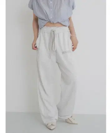 쥬메로 코지 데미지 스웨트 팬츠